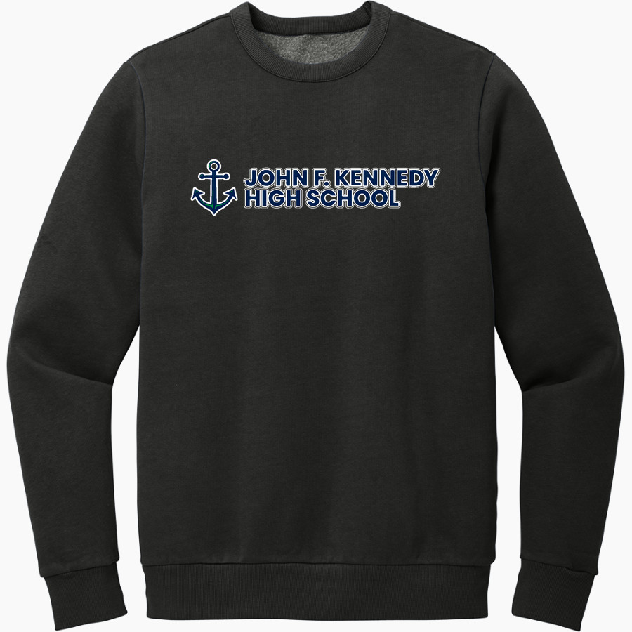 JOHN F KENNEDY HIGH SCHOOL COMMANDERS <span class="pdp-name-mascot">JOHN F KENNEDY COMMANDERS</span> District Men's Vintage Wash Fleece Crewneck Sweatshirt