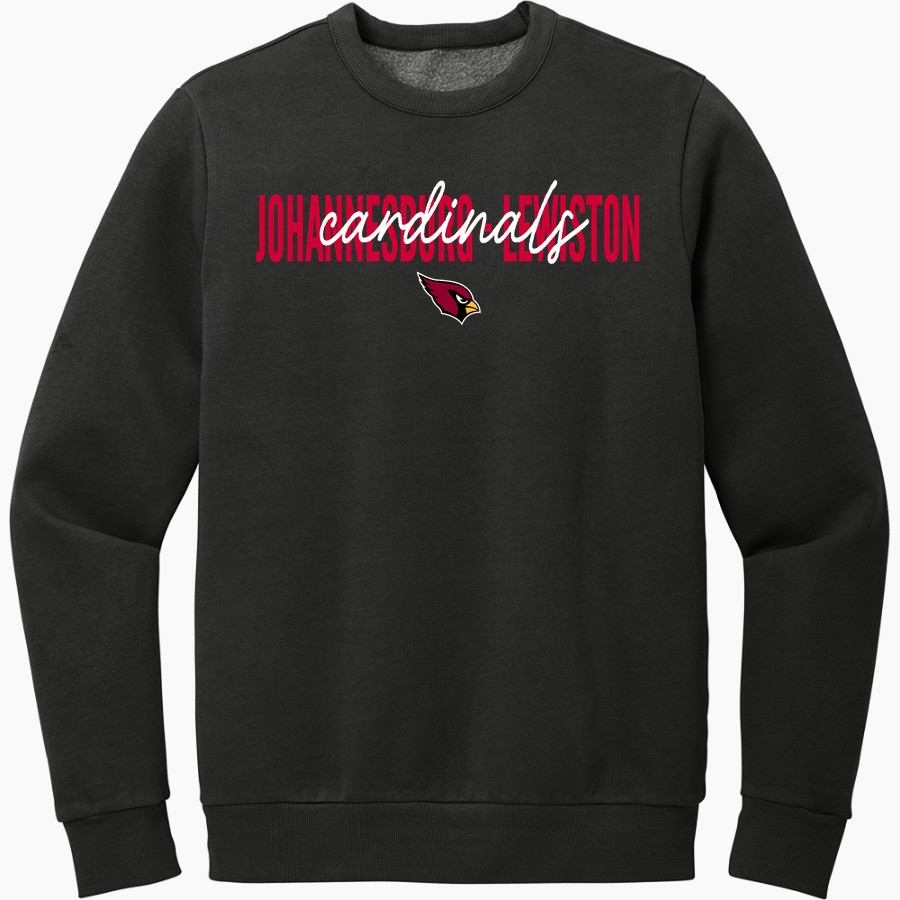 JOHANNESBURG-LEWISTON HIGH SCH CARDINALS <span class="pdp-name-mascot">JOHANNESBURG - LEWISTON CARDINALS</span> District Men's Vintage Wash Fleece Crewneck Sweatshirt