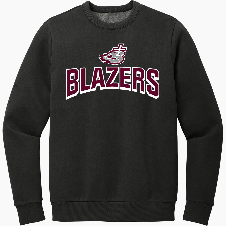 NEW Lutheran BLAZERS <span class="pdp-name-mascot">NORTHEASTERN WI LUTHERAN BLAZERS</span> District Men's Vintage Wash Fleece Crewneck Sweatshirt