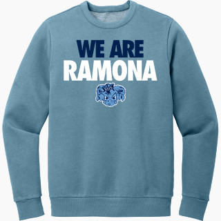 District Men's Vintage Wash Fleece Crewneck Sweatshirt