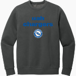 UAH Chargers District Men's Vintage Wash Fleece Crewneck Sweatshirt Front Thumbnail
