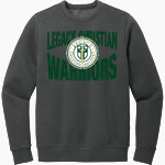 LEGACY CHRISTIAN WARRIORS District Men's Vintage Wash Fleece Crewneck Sweatshirt Front Thumbnail