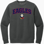 Oswalt Eagles District Men's Vintage Wash Fleece Crewneck Sweatshirt Front Thumbnail