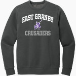 East Granby Crusaders District Men's Vintage Wash Fleece Crewneck Sweatshirt Front Thumbnail