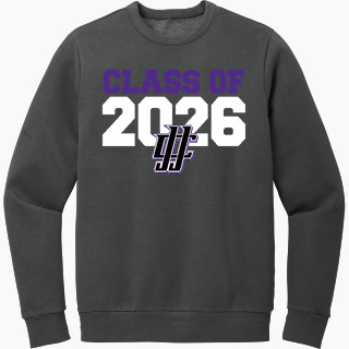 District Men's Vintage Wash Fleece Crewneck Sweatshirt