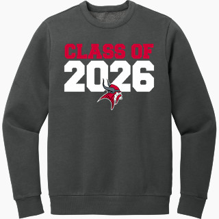 District Men's Vintage Wash Fleece Crewneck Sweatshirt