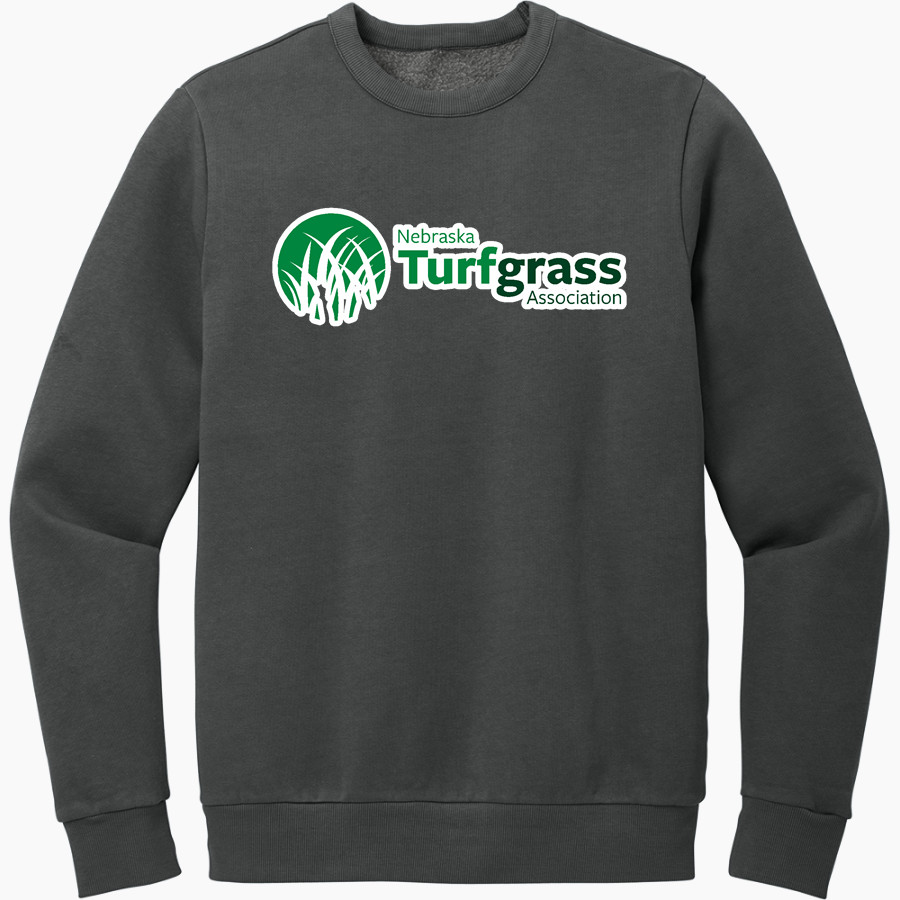 Nebraska Turfgrass Association Association <span class="pdp-name-mascot">Nebraska Turfgrass</span> District Men's Vintage Wash Fleece Crewneck Sweatshirt