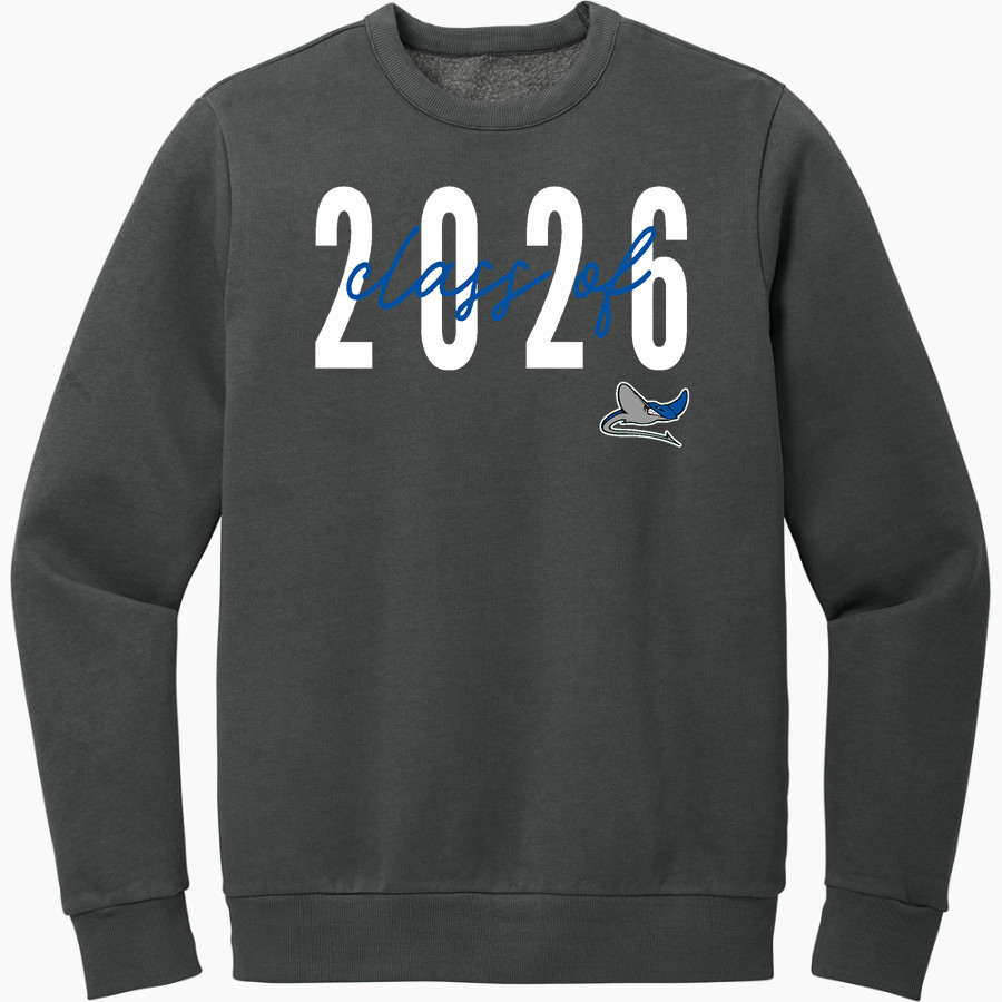 Seacrest Stingrays <span class="pdp-name-mascot">Seacrest Stingrays</span> District Men's Vintage Wash Fleece Crewneck Sweatshirt