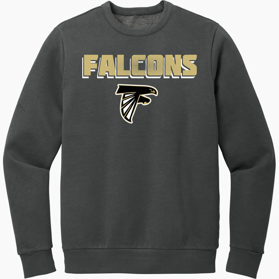 Northview Falcons <span class="pdp-name-mascot">Northview Middle School Falcons</span> District Men's Vintage Wash Fleece Crewneck Sweatshirt