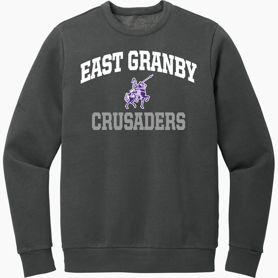 East Granby Crusaders District Men's Vintage Wash Fleece Crewneck Sweatshirt