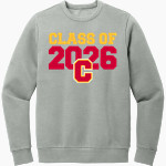 COFFEEVILLE HIGH SCHOOL PIRATES District Men's Vintage Wash Fleece Crewneck Sweatshirt Front Thumbnail