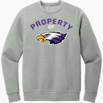 RED WING HIGH SCHOOL WINGERS <span class="pdp-name-mascot">RED WING WINGERS</span> District Men's Vintage Wash Fleece Crewneck Sweatshirt Front Thumbnail