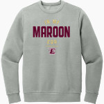ELGIN HIGH SCHOOL MAROONS District Men's Vintage Wash Fleece Crewneck Sweatshirt Front Thumbnail