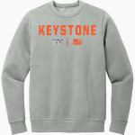 Keystone College The Official Online Store <span class="pdp-name-mascot">Keystone Giants</span> District Men's Vintage Wash Fleece Crewneck Sweatshirt Front Thumbnail