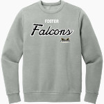 FOSTER HIGH SCHOOL FALCONS <span class="pdp-name-mascot">FOSTER FALCONS</span> District Men's Vintage Wash Fleece Crewneck Sweatshirt Front Thumbnail