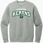 Gunston Herons District Men's Vintage Wash Fleece Crewneck Sweatshirt Front Thumbnail