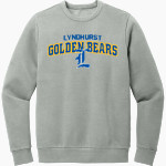 LYNDHURST HIGH SCHOOL GOLDEN BEARS <span class="pdp-name-mascot">LYNDHURST GOLDEN BEARS</span> District Men's Vintage Wash Fleece Crewneck Sweatshirt Front Thumbnail