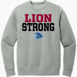 CEDAR LAKE CHRISTIAN ACADEMY LIONS District Men's Vintage Wash Fleece Crewneck Sweatshirt Front Thumbnail