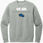 Western Christian Lancers <span class="pdp-name-mascot">Western Christian Lancers</span> District Men's Vintage Wash Fleece Crewneck Sweatshirt Front Thumbnail