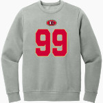 EVERETT HIGH SCHOOL CRIMSON TIDE District Men's Vintage Wash Fleece Crewneck Sweatshirt Front Thumbnail