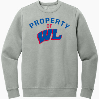 District Men's Vintage Wash Fleece Crewneck Sweatshirt