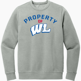 District Men's Vintage Wash Fleece Crewneck Sweatshirt