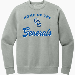 District Men's Vintage Wash Fleece Crewneck Sweatshirt