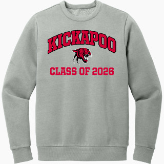 District Men's Vintage Wash Fleece Crewneck Sweatshirt