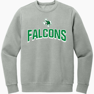 District Men's Vintage Wash Fleece Crewneck Sweatshirt