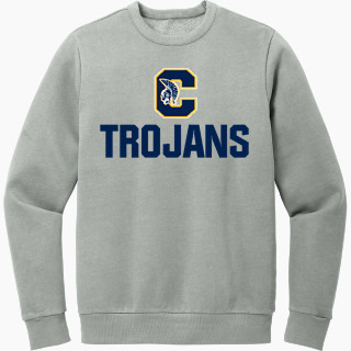 District Men's Vintage Wash Fleece Crewneck Sweatshirt