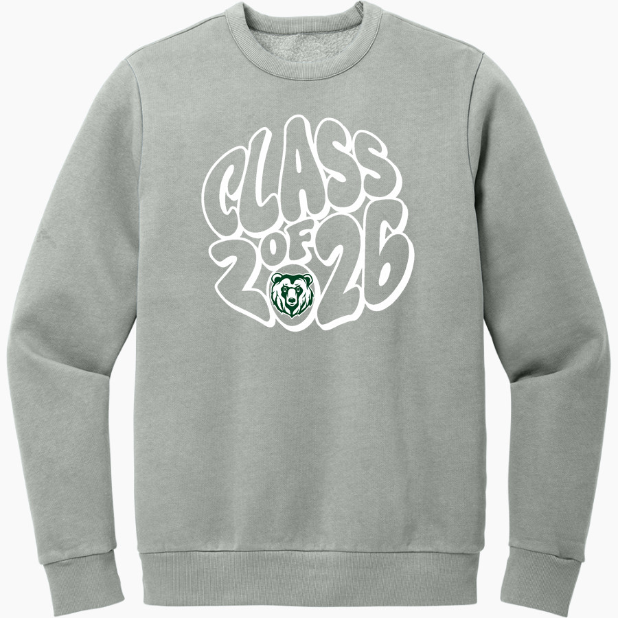 NEWFOUND REGIONAL BEARS ONLINE STORE District Men's Vintage Wash Fleece Crewneck Sweatshirt