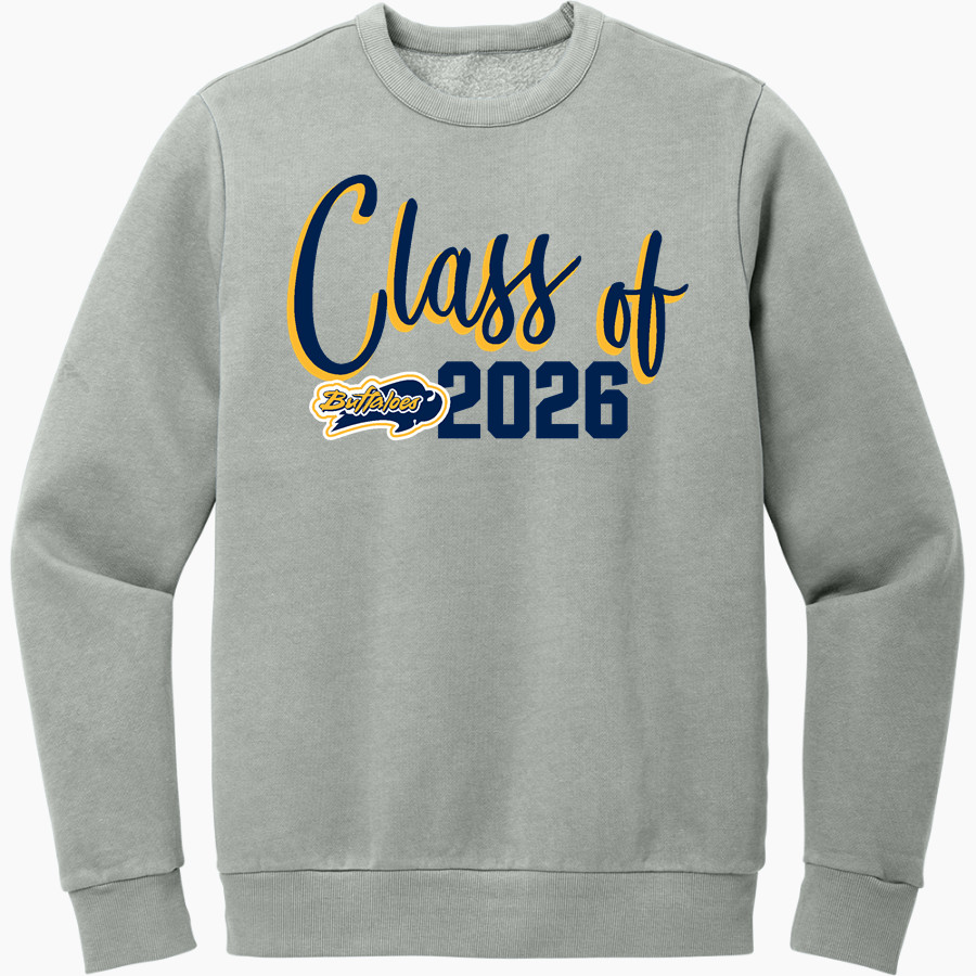 Elm Creek Buffaloes <span class="pdp-name-mascot">Elm Creek Buffaloes</span> District Men's Vintage Wash Fleece Crewneck Sweatshirt