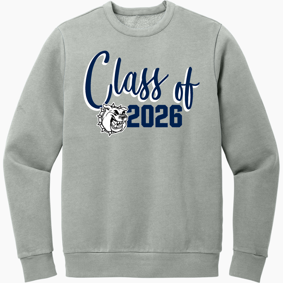 RIVIERA PREP BULLDOGS <span class="pdp-name-mascot">RIVIERA BULLDOGS</span> District Men's Vintage Wash Fleece Crewneck Sweatshirt