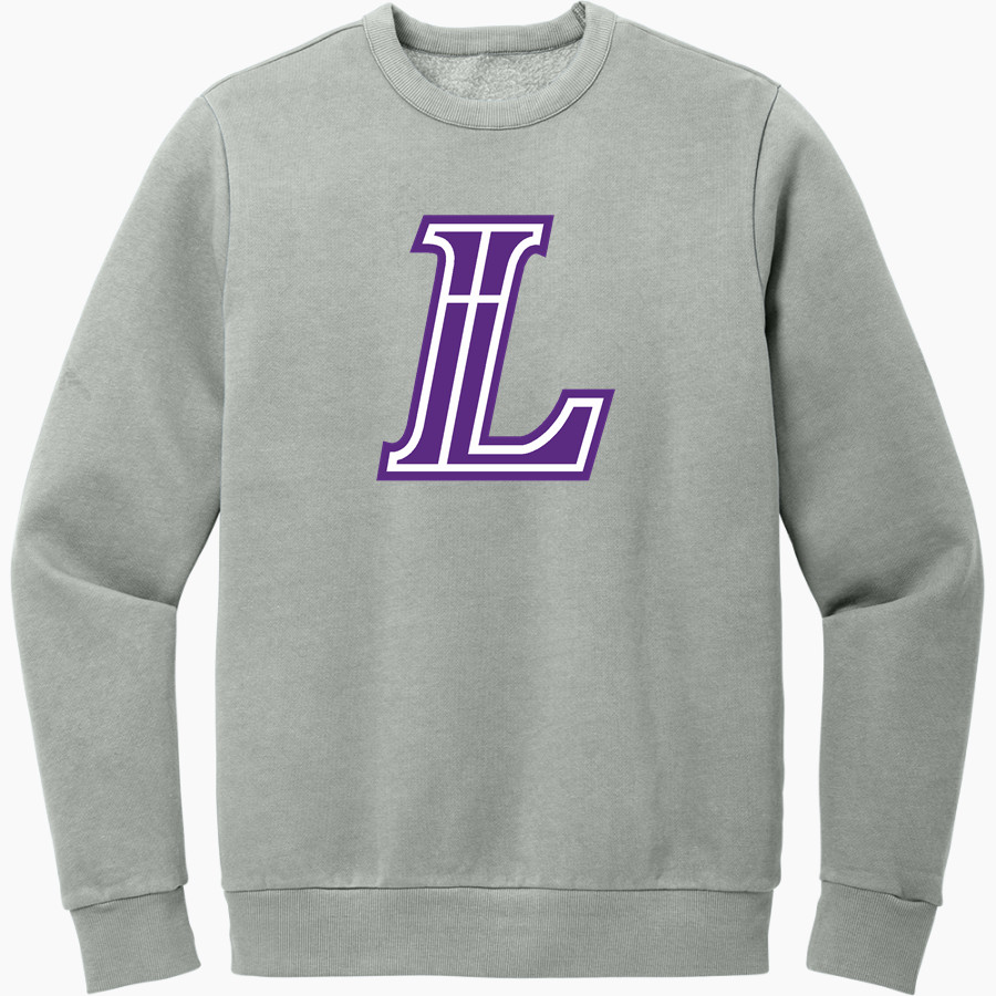 LUHI Lions <span class="pdp-name-mascot">Lutheran Lions</span> District Men's Vintage Wash Fleece Crewneck Sweatshirt