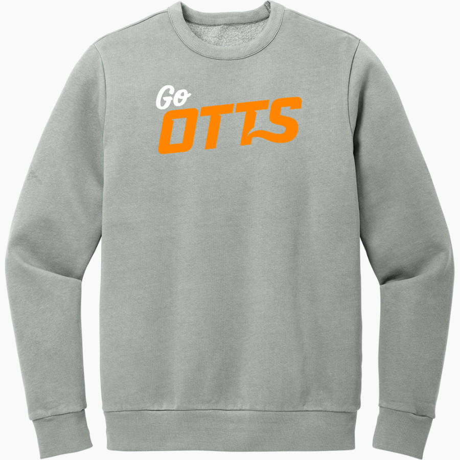 Lewis & Clark College The Official Online Store District Men's Vintage Wash Fleece Crewneck Sweatshirt