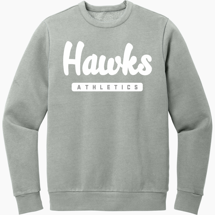CISTERCIAN PREPARATORY SCHOOL HAWKS <span class="pdp-name-mascot">CISTERCIAN HAWKS</span> District Men's Vintage Wash Fleece Crewneck Sweatshirt