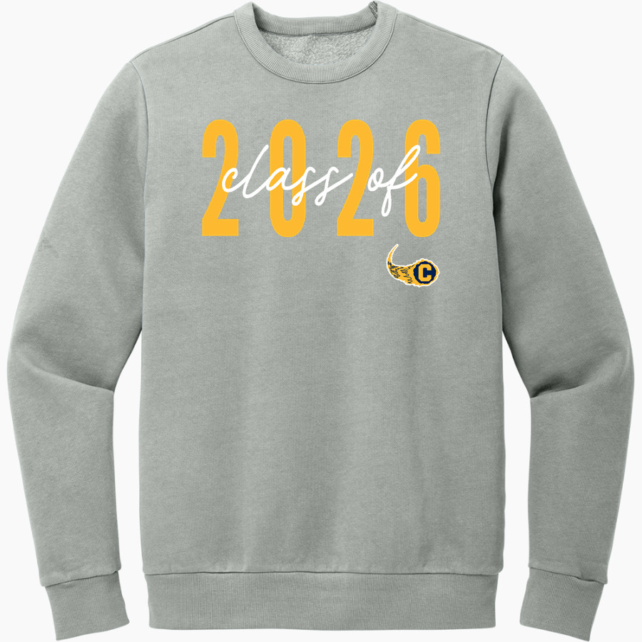 Catonsville Comets <span class="pdp-name-mascot">Catonsville Comets</span> District Men's Vintage Wash Fleece Crewneck Sweatshirt