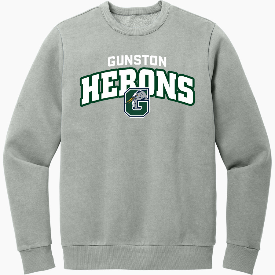 Gunston Herons District Men's Vintage Wash Fleece Crewneck Sweatshirt