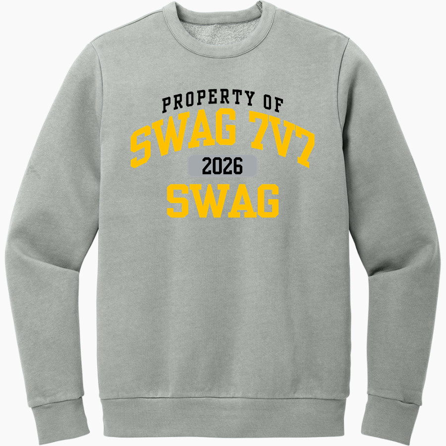 Swag 7v7 Swag <span class="pdp-name-mascot">Swag 7v7 Swag</span> District Men's Vintage Wash Fleece Crewneck Sweatshirt