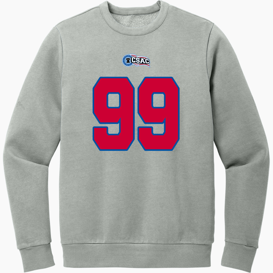 Colonial States Athletic Conference Eagle District Men's Vintage Wash Fleece Crewneck Sweatshirt