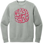 WOODLAND CHRISTIAN SCHOOL CARDINALS <span class="pdp-name-mascot">WOODLAND CARDINALS</span> District Men's Vintage Wash Fleece Crewneck Sweatshirt Front Thumbnail