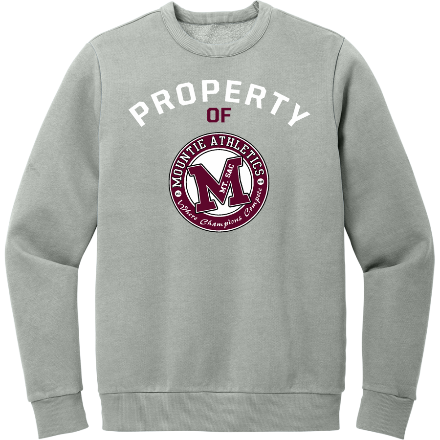 Mt. San Antonio College The Official Store of the Mounties <span class="pdp-name-mascot">Mt. San Antonio Mounties</span> District Men's Vintage Wash Fleece Crewneck Sweatshirt