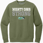 SCC Oaks <span class="pdp-name-mascot">Salem Oaks</span> District Men's Vintage Wash Fleece Crewneck Sweatshirt Front Thumbnail