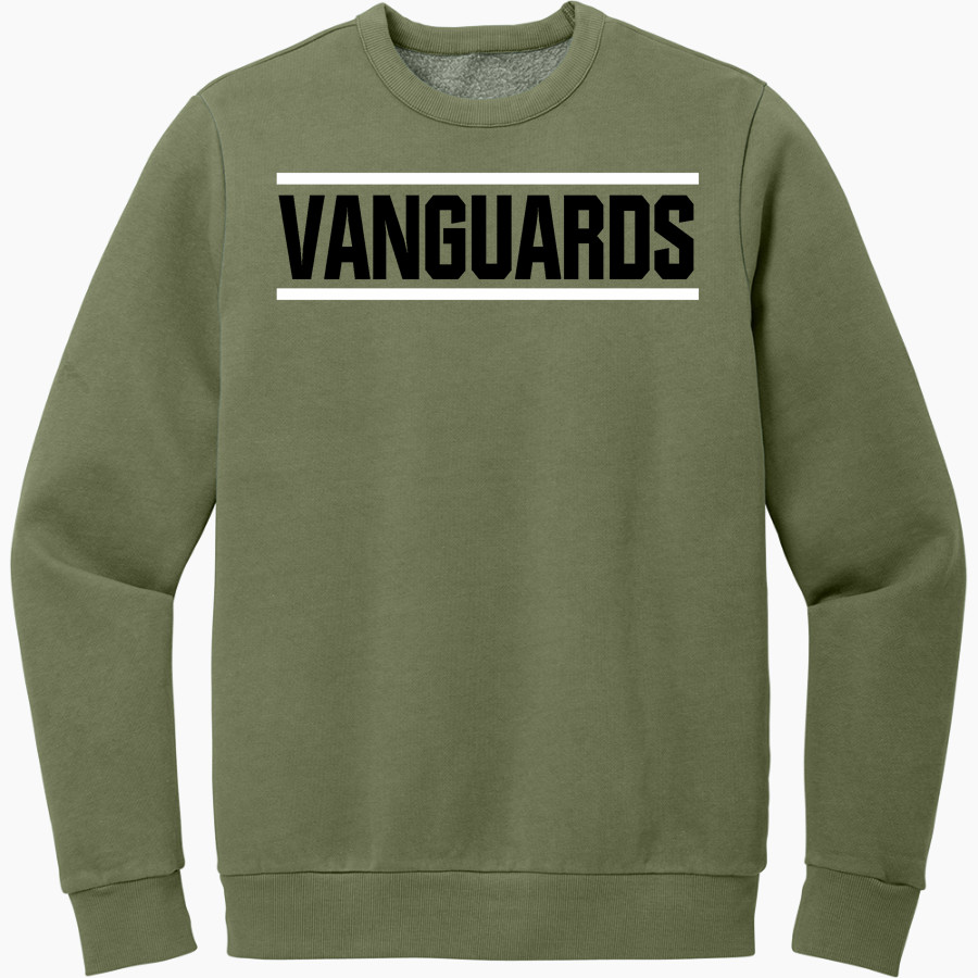 Wisconsin Heights High School Vanguards <span class="pdp-name-mascot">Wisconsin Heights High School</span> District Men's Vintage Wash Fleece Crewneck Sweatshirt