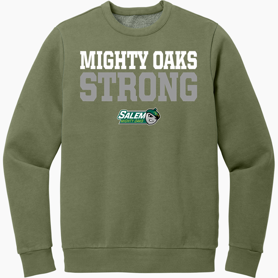SCC Oaks <span class="pdp-name-mascot">Salem Oaks</span> District Men's Vintage Wash Fleece Crewneck Sweatshirt