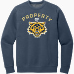 LOPEZ HIGH SCHOOL LOBOS <span class="pdp-name-mascot">LOPEZ LOBOS</span> District Men's Vintage Wash Fleece Crewneck Sweatshirt Front Thumbnail