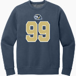 Calvary Lions <span class="pdp-name-mascot">Calvary Lions</span> District Men's Vintage Wash Fleece Crewneck Sweatshirt Front Thumbnail