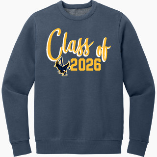 District Men's Vintage Wash Fleece Crewneck Sweatshirt