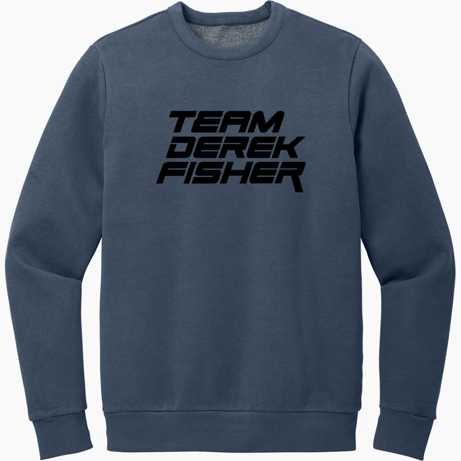Be Better Foundation Team Derek Fisher District Men's Vintage Wash Fleece Crewneck Sweatshirt