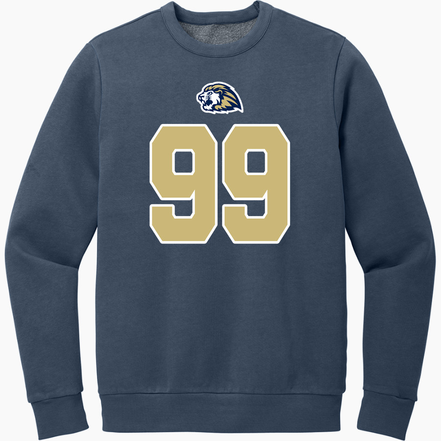 Calvary Lions <span class="pdp-name-mascot">Calvary Lions</span> District Men's Vintage Wash Fleece Crewneck Sweatshirt